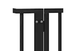 Vidaxl Dog Gate With Door Foldable 6 Panels Black 480 Cm Poplar Wood Vidaxl Dog Gate With Door Foldable 6 Panels Black 480 Cm Poplar Wood