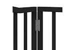 Vidaxl Dog Gate With Door Foldable 6 Panels Black 480 Cm Poplar Wood Vidaxl Dog Gate With Door Foldable 6 Panels Black 480 Cm Poplar Wood