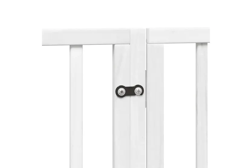 Vidaxl Dog Gate With Door Foldable 12 Panels White 600 Cm Poplar Wood Vidaxl Dog Gate With Door Foldable 12 Panels White 600 Cm Poplar Wood