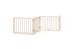 Vidaxl Dog Gate With Door Foldable 6 Panels 480 Cm Poplar Wood Vidaxl Dog Gate With Door Foldable 6 Panels 480 Cm Poplar Wood