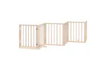 Vidaxl Dog Gate With Door Foldable 12 Panels 600 Cm Poplar Wood Vidaxl Dog Gate With Door Foldable 12 Panels 600 Cm Poplar Wood