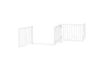 Vidaxl Dog Gate With Door Foldable 12 Panels White 960 Cm Poplar Wood Vidaxl Dog Gate With Door Foldable 12 Panels White 960 Cm Poplar Wood