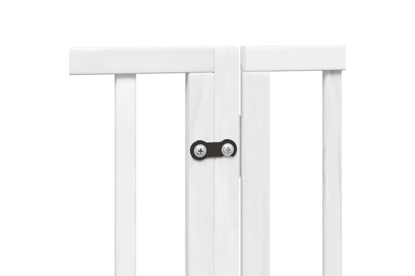 Vidaxl Dog Gate With Door Foldable 12 Panels White 960 Cm Poplar Wood Vidaxl Dog Gate With Door Foldable 12 Panels White 960 Cm Poplar Wood