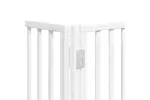 Vidaxl Dog Gate With Door Foldable 12 Panels White 960 Cm Poplar Wood Vidaxl Dog Gate With Door Foldable 12 Panels White 960 Cm Poplar Wood