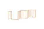 Vidaxl Dog Gate With Door Foldable 15 Panels 750 Cm Poplar Wood Vidaxl Dog Gate With Door Foldable 15 Panels 750 Cm Poplar Wood