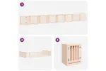 Vidaxl Dog Gate With Door Foldable 15 Panels 750 Cm Poplar Wood Vidaxl Dog Gate With Door Foldable 15 Panels 750 Cm Poplar Wood