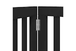 Vidaxl Dog Gate With Door Foldable 12 Panels Black 600 Cm Poplar Wood Vidaxl Dog Gate With Door Foldable 12 Panels Black 600 Cm Poplar Wood