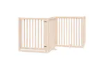 Vidaxl Dog Gate With Door Foldable 6 Panels 480 Cm Poplar Wood Vidaxl Dog Gate With Door Foldable 6 Panels 480 Cm Poplar Wood