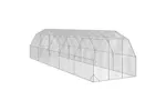 Vidaxl Chicken Run 25x10x225 M Galvanised Steel Vidaxl Chicken Run 25x10x225 M Galvanised Steel