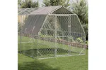 Vidaxl Chicken Run With Roof 25x6x225 M Galvanised Steel Vidaxl Chicken Run With Roof 25x6x225 M Galvanised Steel