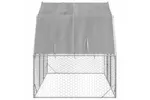 Vidaxl Chicken Run With Roof 25x2x225 M Galvanised Steel Vidaxl Chicken Run With Roof 25x2x225 M Galvanised Steel