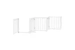 Vidaxl Dog Gate With Door Foldable 12 Panels White 600 Cm Poplar Wood Vidaxl Dog Gate With Door Foldable 12 Panels White 600 Cm Poplar Wood
