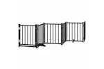 Vidaxl Dog Gate With Door Foldable 12 Panels Black 600 Cm Poplar Wood Vidaxl Dog Gate With Door Foldable 12 Panels Black 600 Cm Poplar Wood