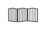 Vidaxl Dog Gate Foldable 3 Panels Black 150 Cmpoplar Wood Vidaxl Dog Gate Foldable 3 Panels Black 150 Cmpoplar Wood