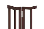 Vidaxl Dog Gate With Door Foldable 6 Panels Brown Oak 300 Cmpoplar Wood Vidaxl Dog Gate With Door Foldable 6 Panels Brown Oak 300 Cmpoplar Wood