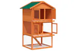 Vidaxl Outdoor Rabbit Hutch Small Animal House Pet Cage 3 Layers Wood Vidaxl Outdoor Rabbit Hutch Small Animal House Pet Cage 3 Layers Wood