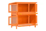 Vidaxl Outdoor Rabbit Hutch Small Pet Cage 4 Door Wood Vidaxl Outdoor Rabbit Hutch Small Pet Cage 4 Door Wood