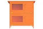 Vidaxl Outdoor Rabbit Hutch Small Pet Cage 4 Door Wood Vidaxl Outdoor Rabbit Hutch Small Pet Cage 4 Door Wood