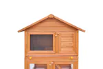 Vidaxl Outdoor Rabbit Hutch Wooden Cage 3 Layers Vidaxl Outdoor Rabbit Hutch Wooden Cage 3 Layers