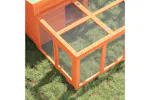 Vidaxl Rabbit Hutch Brown 144x123x675 Cm Solid Wood Pine Vidaxl Rabbit Hutch Brown 144x123x675 Cm Solid Wood Pine