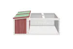 Vidaxl Rabbit Hutch Mocha 1175x97x475 Cm Solid Wood Pine Vidaxl Rabbit Hutch Mocha 1175x97x475 Cm Solid Wood Pine