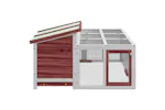 Vidaxl Rabbit Hutch Mocha 144x123x675 Cm Solid Wood Pine Vidaxl Rabbit Hutch Mocha 144x123x675 Cm Solid Wood Pine