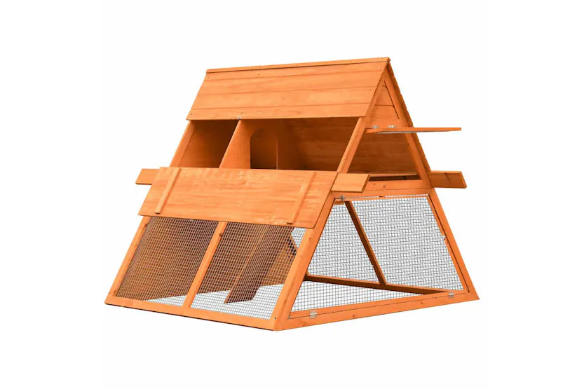 Vidaxl Rabbit Hutch Solid Pine Fir Wood 152x128x108 Cm Vidaxl Rabbit Hutch Solid Pine Fir Wood 152x128x108 Cm