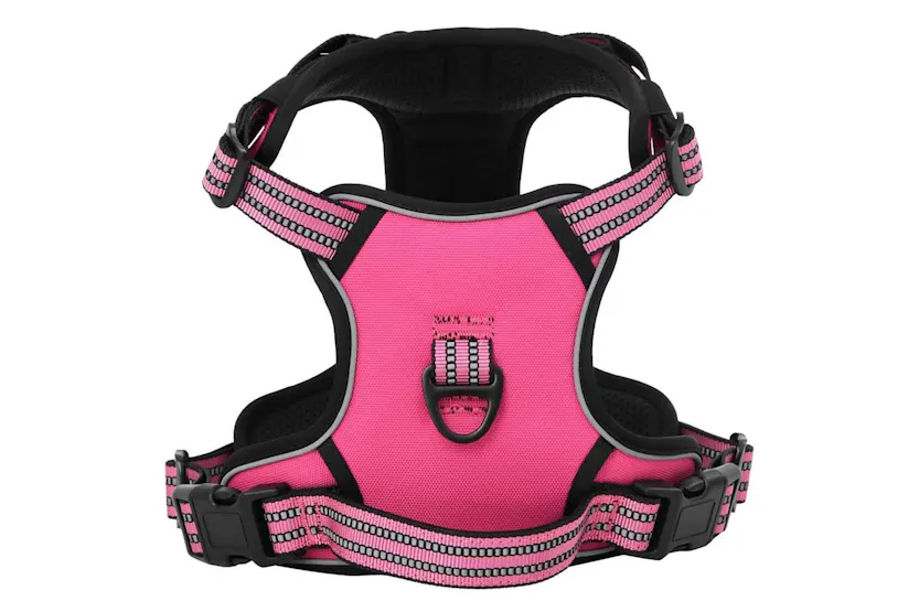 Vidaxl Dog Harness With Lead Collar Adjustable Pink S Vidaxl Dog Harness With Lead Collar Adjustable Pink S