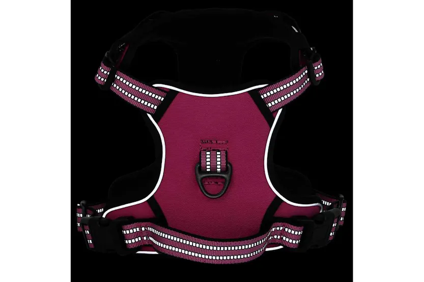 Vidaxl Dog Harness With Lead Collar Adjustable Pink S Vidaxl Dog Harness With Lead Collar Adjustable Pink S