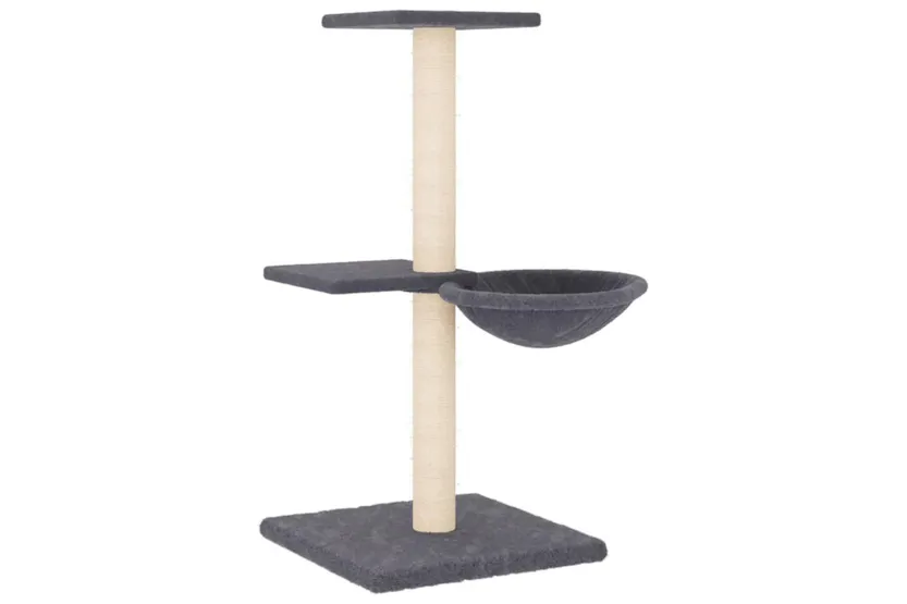 Vidaxl Cat Tree With Sisal Scratching Posts Dark Grey 72 Cm Vidaxl Cat Tree With Sisal Scratching Posts Dark Grey 72 Cm