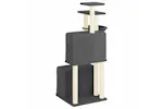 Vidaxl Cat Tree With Sisal Scratching Posts Dark Grey 122 Cm Vidaxl Cat Tree With Sisal Scratching Posts Dark Grey 122 Cm