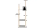 Vidaxl Cat Tree With Sisal Scratching Posts Light Grey 153 Cm Vidaxl Cat Tree With Sisal Scratching Posts Light Grey 153 Cm