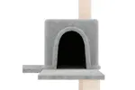 Vidaxl Cat Tree With Sisal Scratching Posts Light Grey 153 Cm Vidaxl Cat Tree With Sisal Scratching Posts Light Grey 153 Cm