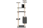 Vidaxl Cat Tree With Sisal Scratching Posts Dark Grey 162 Cm Vidaxl Cat Tree With Sisal Scratching Posts Dark Grey 162 Cm
