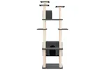 Vidaxl Cat Tree With Sisal Scratching Posts Dark Grey 162 Cm Vidaxl Cat Tree With Sisal Scratching Posts Dark Grey 162 Cm