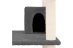 Vidaxl Cat Tree With Sisal Scratching Posts Dark Grey 162 Cm Vidaxl Cat Tree With Sisal Scratching Posts Dark Grey 162 Cm