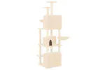 Vidaxl Cat Tree With Sisal Scratching Posts Cream 180 Cm Vidaxl Cat Tree With Sisal Scratching Posts Cream 180 Cm