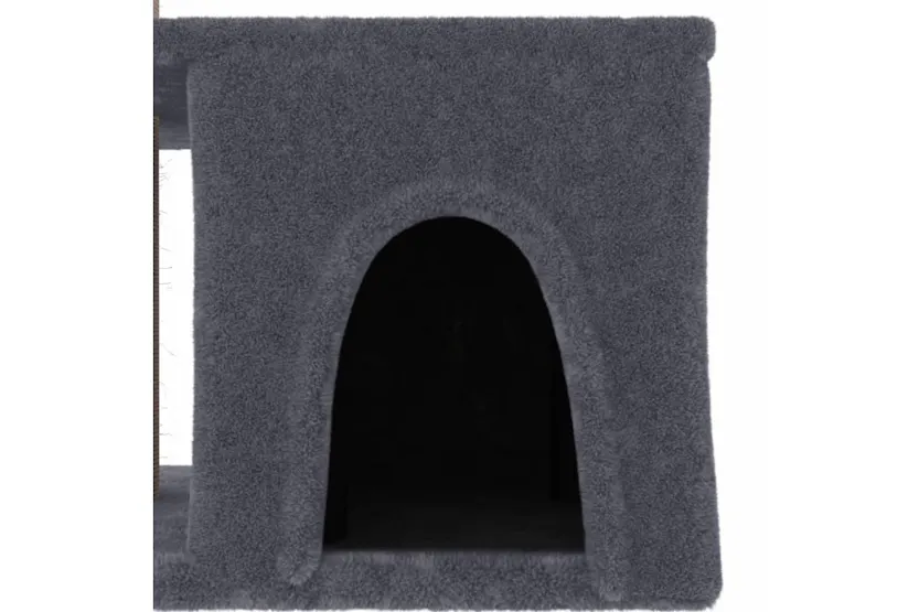 Vidaxl Cat Tree With Sisal Scratching Posts Dark Grey 48 Cm Vidaxl Cat Tree With Sisal Scratching Posts Dark Grey 48 Cm