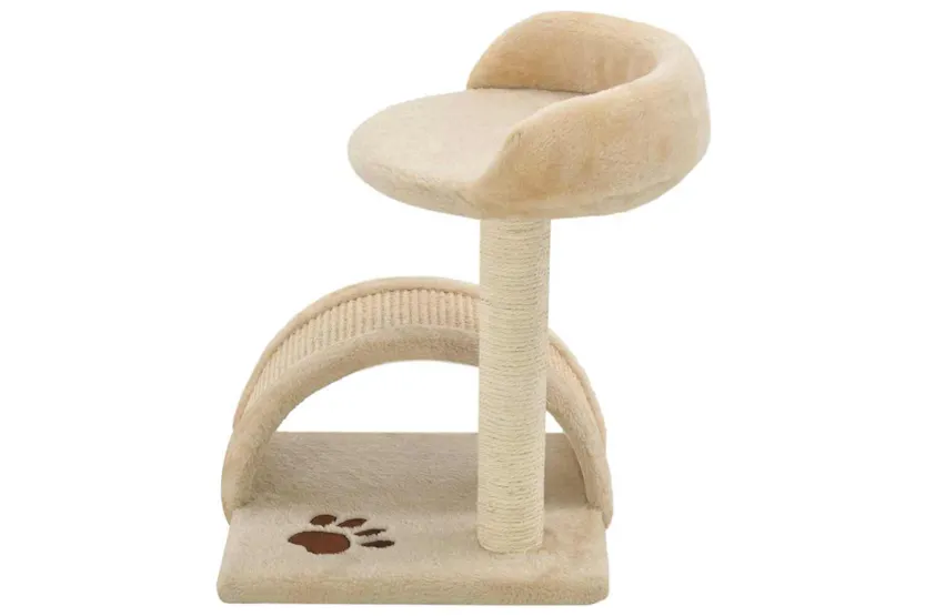 Vidaxl Cat Tree With Sisal Scratching Post 40 Cm Beige And Brown Vidaxl Cat Tree With Sisal Scratching Post 40 Cm Beige And Brown