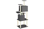 Vidaxl Cat Tree With Sisal Scratching Posts Dark Grey 180 Cm Vidaxl Cat Tree With Sisal Scratching Posts Dark Grey 180 Cm