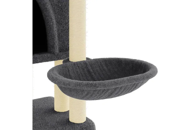 Vidaxl Cat Tree With Sisal Scratching Posts Dark Grey 180 Cm Vidaxl Cat Tree With Sisal Scratching Posts Dark Grey 180 Cm