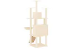 Vidaxl Cat Tree With Sisal Scratching Posts Cream 154 Cm Vidaxl Cat Tree With Sisal Scratching Posts Cream 154 Cm