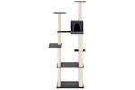 Vidaxl Cat Tree With Sisal Scratching Posts Dark Grey 153 Cm Vidaxl Cat Tree With Sisal Scratching Posts Dark Grey 153 Cm