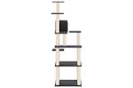 Vidaxl Cat Tree With Sisal Scratching Posts Dark Grey 153 Cm Vidaxl Cat Tree With Sisal Scratching Posts Dark Grey 153 Cm