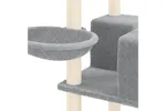 Vidaxl Cat Tree With Sisal Scratching Posts Light Grey 167 Cm Vidaxl Cat Tree With Sisal Scratching Posts Light Grey 167 Cm