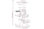 Vidaxl Cat Tree With Sisal Scratching Posts Light Grey 167 Cm Vidaxl Cat Tree With Sisal Scratching Posts Light Grey 167 Cm