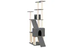Vidaxl Cat Tree With Sisal Scratching Posts Dark Grey 190 Cm Vidaxl Cat Tree With Sisal Scratching Posts Dark Grey 190 Cm