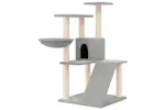 Vidaxl Cat Tree With Sisal Scratching Posts Light Grey 94 Cm Vidaxl Cat Tree With Sisal Scratching Posts Light Grey 94 Cm