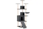 Vidaxl Cat Tree With Sisal Scratching Posts Dark Grey 175 Cm Vidaxl Cat Tree With Sisal Scratching Posts Dark Grey 175 Cm