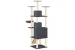Vidaxl Cat Tree With Sisal Scratching Posts Dark Grey 175 Cm Vidaxl Cat Tree With Sisal Scratching Posts Dark Grey 175 Cm